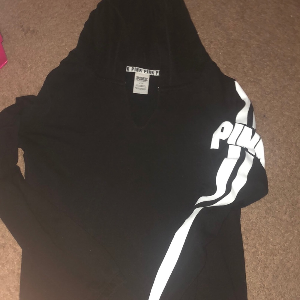 V neck hoodie
